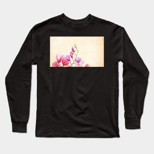 Cartoon Flowers Long Sleeve T-Shirt